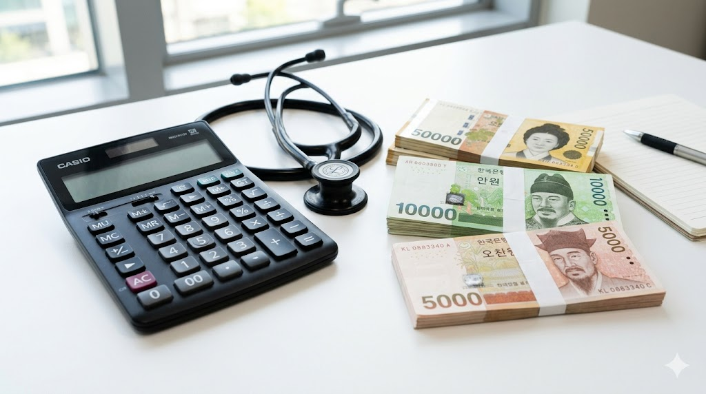 Digital tablet displaying welfare benefit eligibility checklist with supportive icons